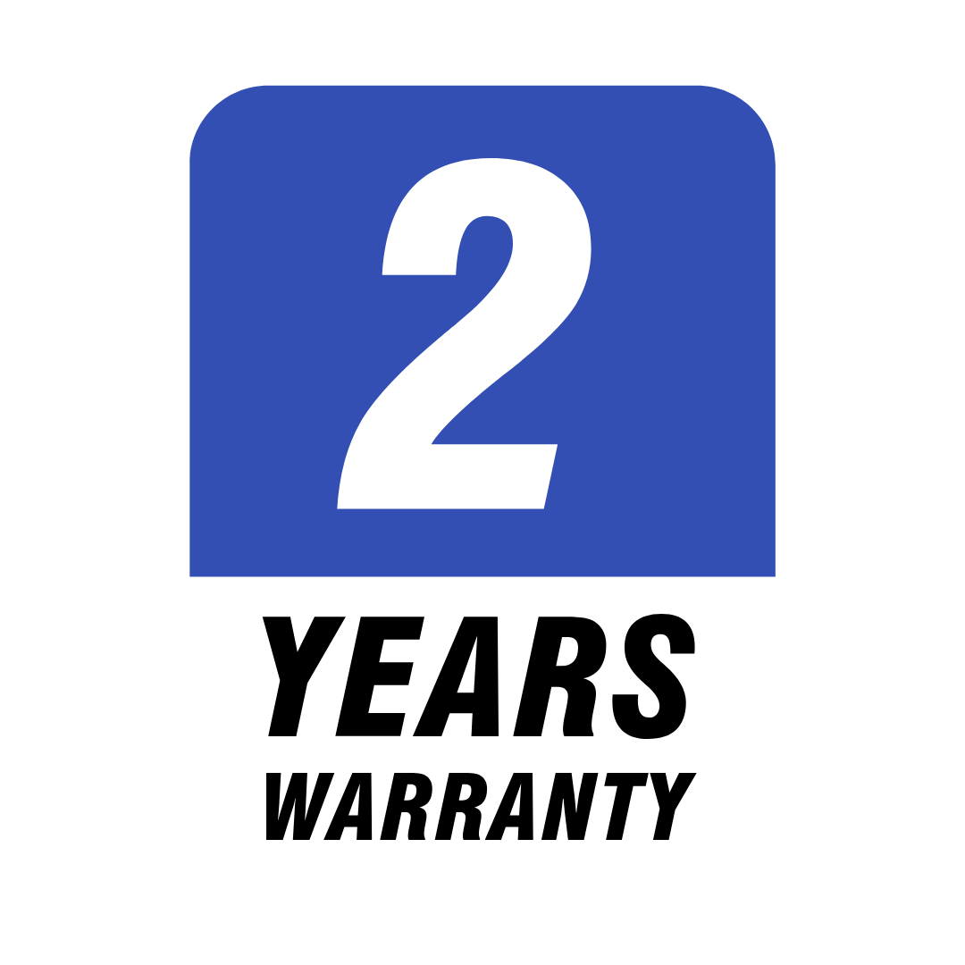 2 Year Warranty